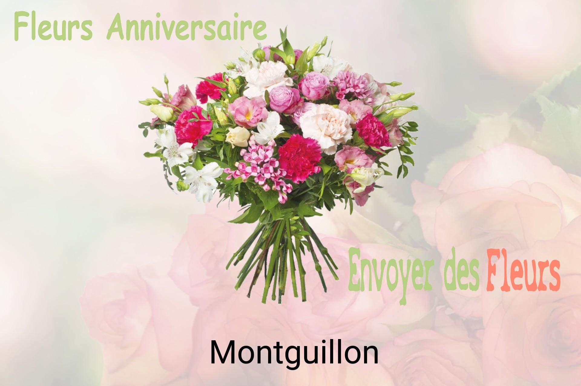 Bouquet de fleurs d’anniversaire livré à Montguillon