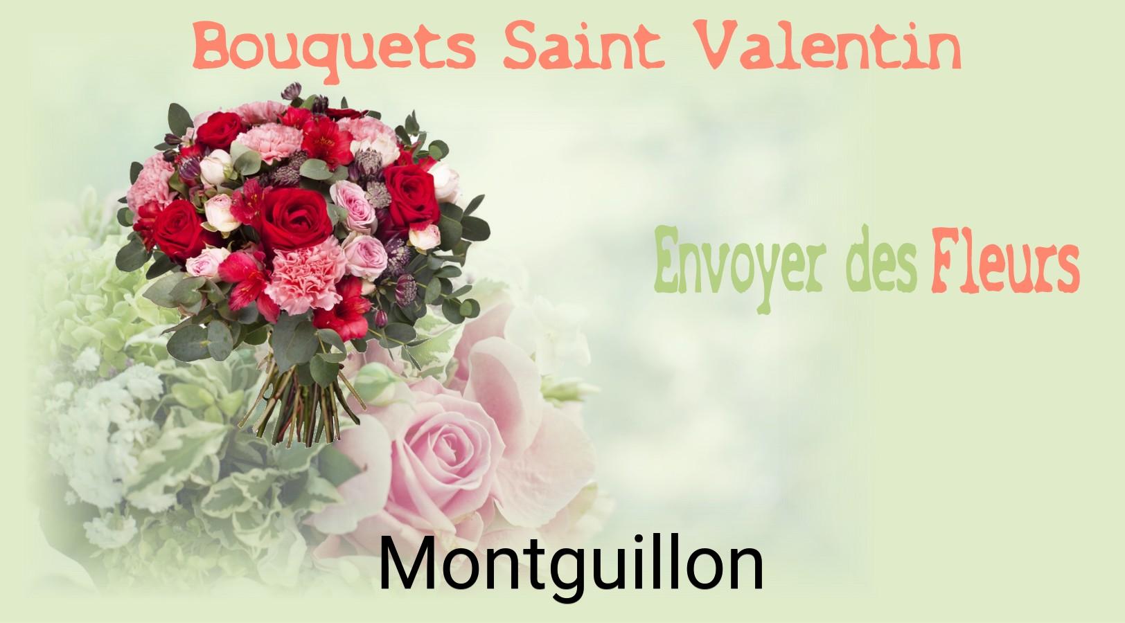 Roses de Saint-Valentin livrées à Montguillon